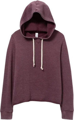 Vista 5 de Alternative Sudadera con capucha para mujer, con capucha de rizo francés, estilo vintage y lavado mineral