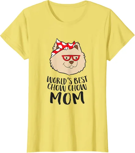 Vista 17 de World's Best Chow Chow mamá lindo Chow Chow perro mamá camiseta Blanco