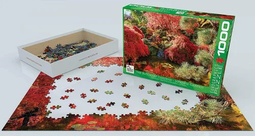 Vista 3 de EuroGraphics Butchart Gardens - Rompecabezas de jardín japonés (1000 piezas)