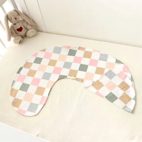 Vista 7 de DILIMI Funda de almohada de lactancia, funda elástica extraíble para almohadas de lactancia, funda ultra suave y cómoda para bebé niña y niño
