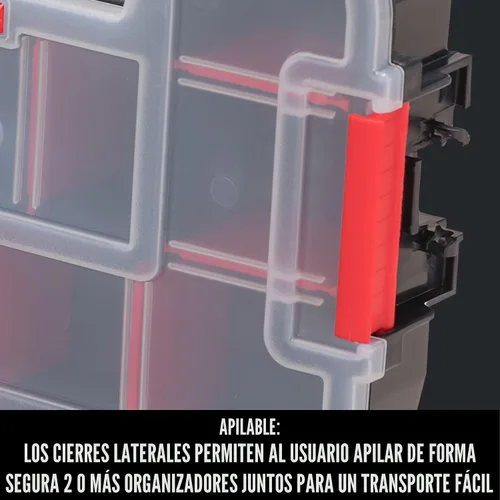 Vista 4 de CRAFTSMAN Organizador de almacenamiento de herramientas pequeño de 10 compartimentos, plástico (CMST14021)