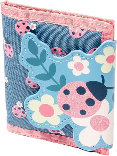 Vista 26 de Stephen Joseph, Billetera unisex para niños y niñas con diseños de apliques, cartera serigrafiada con bolsillo para monedas con cremallera, avión