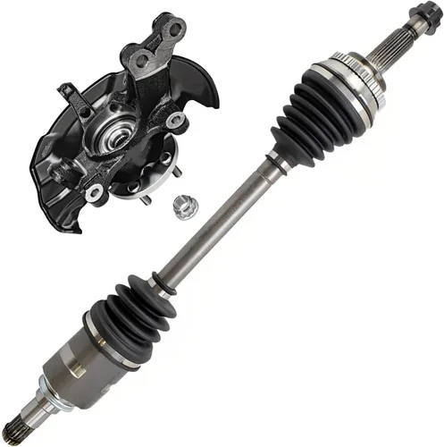 Vista 58 de Detroit Axle - 2 ejes CV delanteros para Chevy Silverado 1500 2007-2018, GMC Sierra Suburban Yukon XL 1500 Avalanche Cheyenne Cadillac Escalade ESV