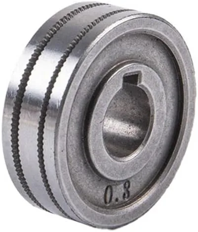 Vista 4 de MIG MAG Rodillo de alimentación de soldadura Rueda de transmisión de alambre 0.024 in 0.031 in 0.039 in Knurl K Groove para acero Aluminio Flux Cord