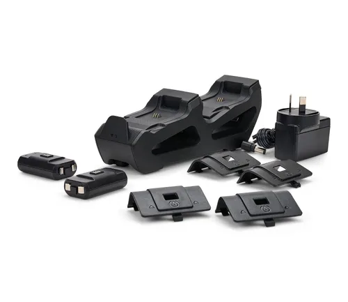 Vista 5 de PowerA Duo Charging Station for Xbox Series XS - Black, Wireless Controller charging, Charge, rechargeable battery, Xbox Series XS, Xbox One