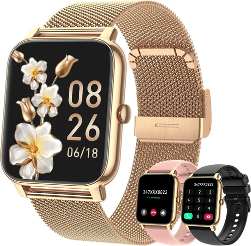 Vista 8 de Reloj inteligente para hombres y mujeres Fitness: Hacer/responder llamadas relojes inteligentes para hombres, relojes digitales para hombre, reloj