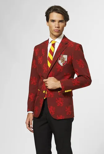 Vista 3 de Opposuits Men's Harry Potter Premium Costume - House Gryffindor - Slim Fit Suit - Red - Includes Blazer, Pants and Tie