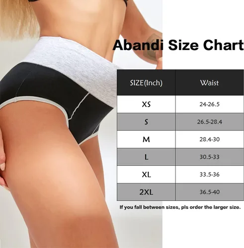 Vista 7 de Ropa interior de algodón para mujer, de cintura alta, elástica, cobertura completa, suave, talla grande, con control de abdomen, paquete de 5