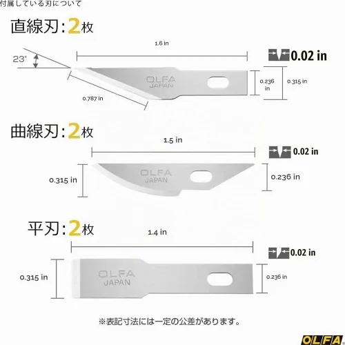 Vista 3 de OLFA Saw & Art knife & Spare blade (157B)