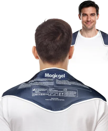 Vista 11 de Magic Gel Enfriadores de anillos para el cuello, bolsa de hielo portátil para enfriar el cuello, tubo enfriador de cuerpo fresco, bolsas de hielo