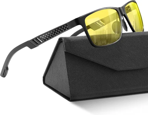 Vista 10 de IBOANN Blue Light Glasses for Men - Lightweight Al-Mg Metal, Gaming Computer Blocking Glasses, Eye Protection Anti Eyestrain