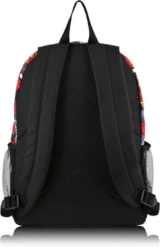 Vista 3 de Marvel Spider-Man - Mochila para niños, mochila escolar de 16 pulgadas Gris