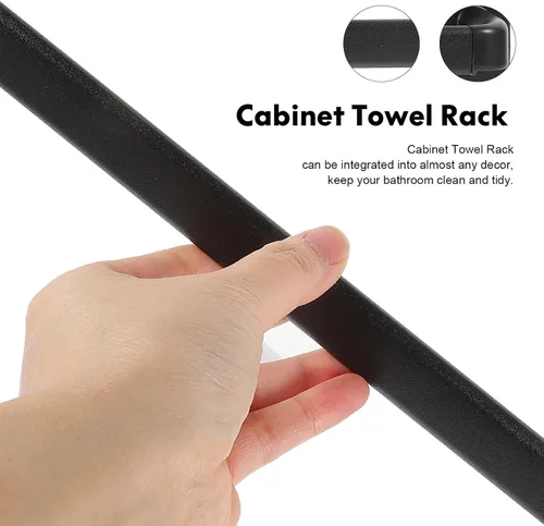 Vista 7 de NUOBESTY Toallero sin perforación, soporte de pared para baño, cocina, dormitorio, multiuso, ahorro de espacio, con acabado liso