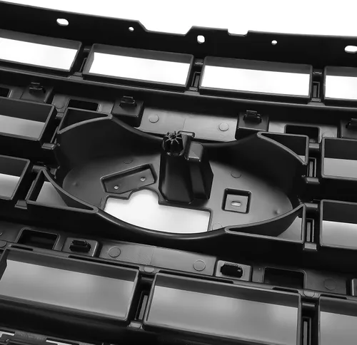 Vista 8 de KUAFU Parrilla para parachoques delantero compatible con Ford F150 2021-2023 Sport Lariat, reemplazo para ML348200GE, pintada en negro