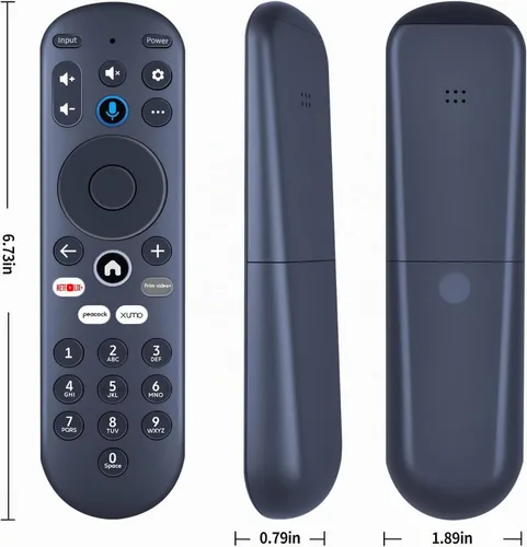 Vista 9 de Reemplazo para control remoto de voz del reproductor de caja de transmisión Xumo TV Element, compatible con Element 65” 4K UHD HDR Xumo TV E500AC65C