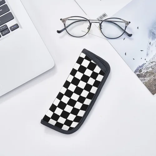 Vista 6 de Giinly Estuche para gafas de sol para gafas de sol, bolsa suave, funda delgada para gafas portátiles