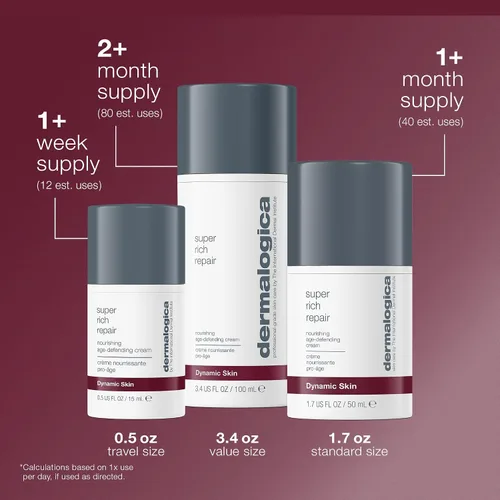 Vista 7 de Dermalogica Crema hidratante facial superconcentrada antienvejecimiento de reparación súper rica - Ayuda a reponer los niveles de humedad naturales