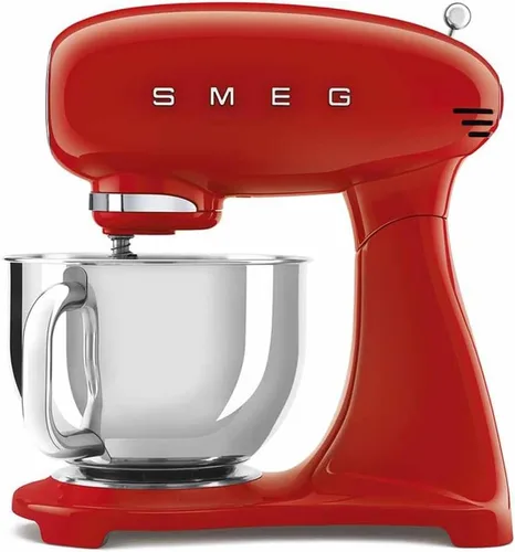 Vista 9 de SMEG SMF05 Forte - Batidora de pie de 5 cuartos con motor de 750 W, arranque suave y mezcla constante, batidor de borde flexible, 10 velocidades BLK