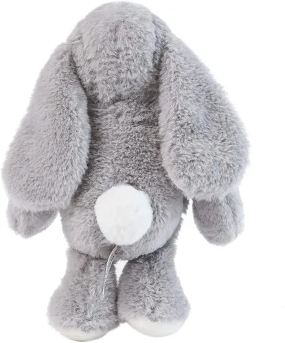 Vista 3 de DILLY DUDU Juguete de peluche de conejo gris, los mejores regalos de 10 pulgadas