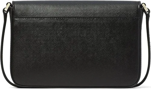Vista 5 de Kate Spade New York Bolso cruzado de cuero Sadie sobre, Negro