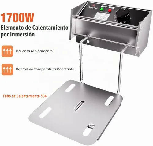 Vista 2 de Elemento calefactor de freidora eléctrica para freidoras eléctricas de encimera 81/82/83, parte de freidora de cabeza de potencia de repuesto