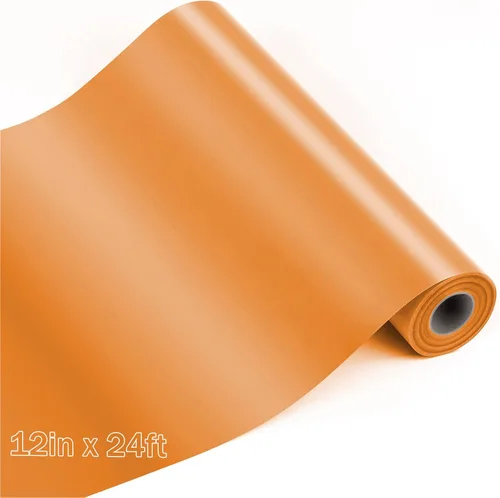 Vista 10 de Flasoo Rollos de Vinilo de Transferencia de Calor, 12" x 24 pies Vinilo HTV de Planchar para Camisas, Compatible con Todas las Máquinas de Corte