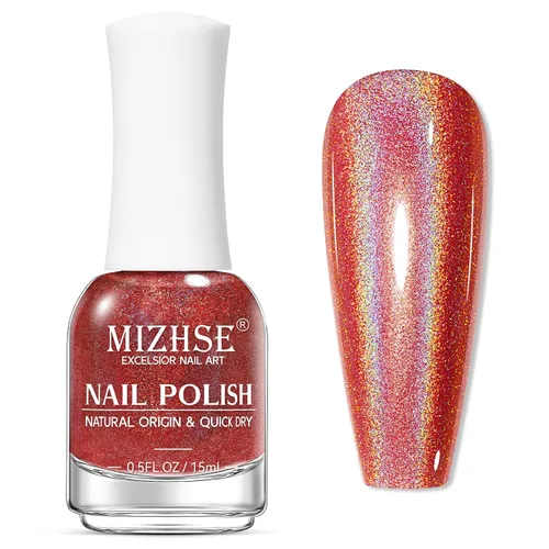 Vista 10 de MIZHSE Esmalte de uñas base y capa superior de secado rápido, 15 ml 0.5 fl oz Esmalte de uñas básico no gel de secado al aire rápido, protector