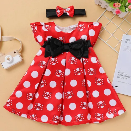 Vista 2 de Vestido floral de satén para recién nacido, con flores, para niñas, vestido de fiesta de princesa, para cumpleaños, comunión, bautismo, para sesión