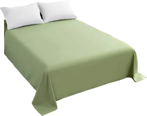 Vista 20 de Sfoothome Sábana encimera de tamaño matrimonial – Microfibra cepillada extra suave, lavable a máquina, sin arrugas (beige, matrimonial)