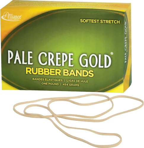 Vista 4 de Alliance Rubber 21405 - Bandas de goma Pale Crepe Gold
