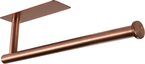 Vista 11 de theaoo - Toallero de papel para debajo del gabinete para cocina, toallero adhesivo para baño, montado en la pared, negro mate, acero inoxidable