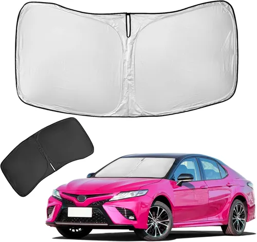 Vista 22 de Parasol de 4 capas para parabrisas, ajuste personalizado, tela 240T