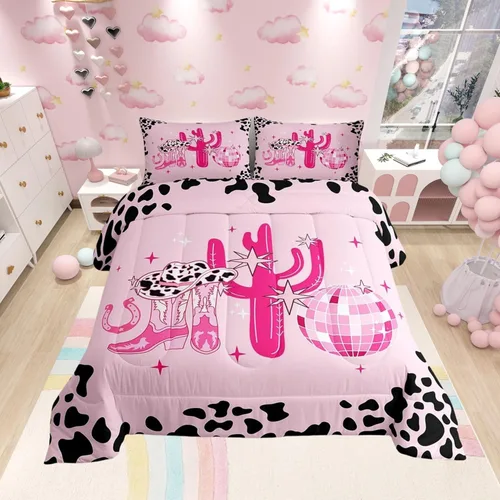 Vista 17 de Lindo Juego de Edredón de Elefante Juego de Ropa de Cama de Animales de Dibujos Animados para Niños Niñas Mujeres Adultos Edredón de Hojas