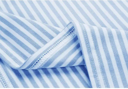 Vista 7 de MEROKEETY - Vestido camisero, de verano, sin mangas y a rayas para mujer, mini vestido casual, con cuello redondo y lazo en la cintura