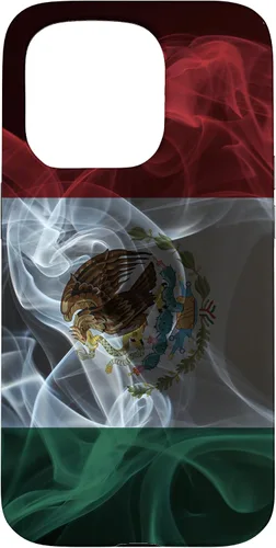 Vista 14 de Smoky Mexico Flag - Funda para iPhone 17 con diseño de orgullo mexicano ahumado