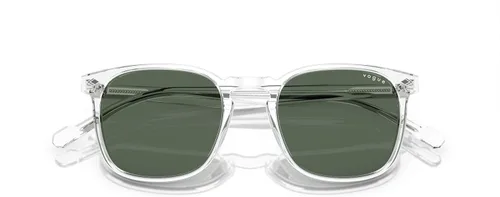 Vista 5 de Vogue Eyewear Gafas de sol Hombre Dark Havana Marco, Lentes Gradiente Marrón, 49MM