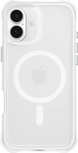 Vista 22 de ORNARTO Air Case para iPhone 16 Pro Max Transparente, Compatible con MagSafe, Funda de Protección contra Caídas de Grado Militar con Air-Pink Rosa