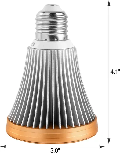 Vista 7 de Bombilla UVA UVB para reptiles y anfibios, lámpara LED 8508 con luz UV