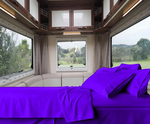 Vista 15 de RV-Sheets - Juego de sábanas estrechas de 29.9 x 78.3 in, 600 hilos, 100% egipcias, autocaravanas, caravanas, caravanas, barcos, suaves, de lujo