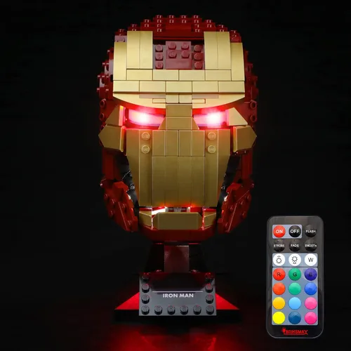 Vista 10 de Kit de iluminación LED BRIKSMAX para Batman Cowl 76182 - Compatible con el modelo de bloques de construcción Lego 76182 - No incluye el set de Lego
