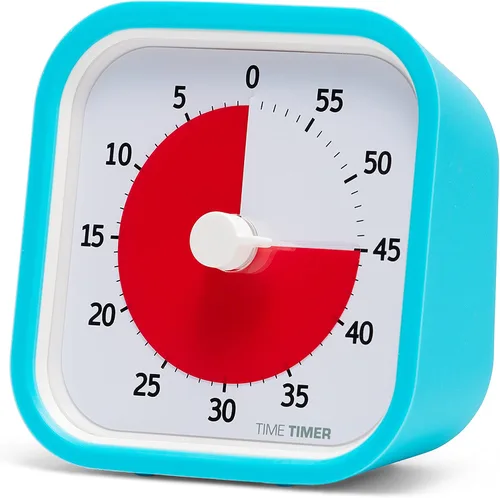 Vista 10 de TIME TIMER MOD (Charcoal), Un Temporizador Visual de Cuenta Regresiva de 60 Minutos para Aulas, Reuniones, Niños y Adultos, Herramienta de Oficina