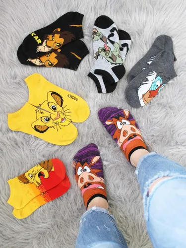 Vista 7 de Disney The Lion King - Juego de calcetines para niños y niñas