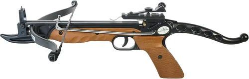 Vista 2 de SAS Prophecy 80 LBS Aluminum Self-Cocking Pistol Crossbow + 3 Arrows Black Ballesta de madera solamente