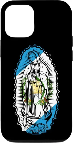 Vista 26 de Funda para iPhone 16 Virgen de Guadalupe con bandera de Guatemala