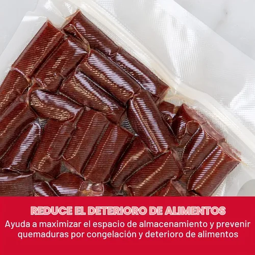 Vista 4 de Nesco Bolsas con cremallera de cuarto de galón de sellado al vacío, 50 unidades, 8 x 12 pulgadas