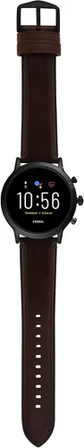Vista 4 de Fossil 5ta Generación modelo Carlyle - Reloj inteligente con pantalla táctil, de acero inoxidable, con altavoz, con funciones de medición