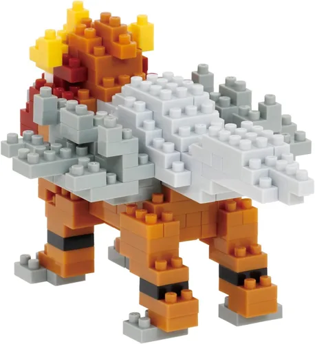 Vista 3 de Nanoblock - Pokémon - Entei, serie Pokémon de Nanoblock