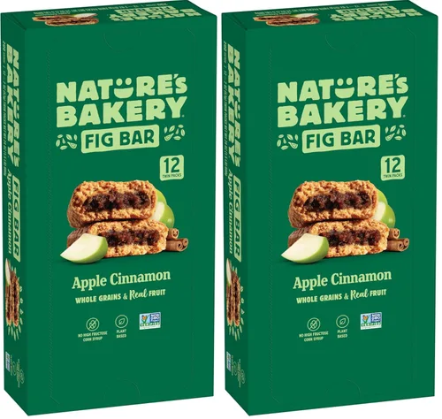 Vista 37 de Nature's Bakery Barra de higos, manzana y canela, 2 oz manillar de bicicleta