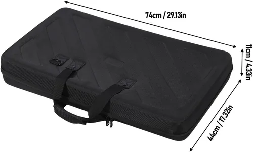 Vista 2 de 2 canales DJ controlador caso para DDJ FLX4 DDJ 400 DDJ SB2 DDJ SB3 DDJ RB con correa de hombro