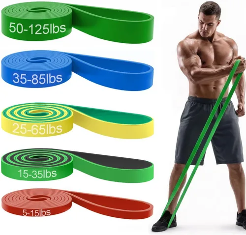 Vista 19 de Pull Up Bands, Resistance Bands Set, Exercise Workout Bands for Men & Women, Ideal for Body Stretching, Physical Therapy and Muscle Training